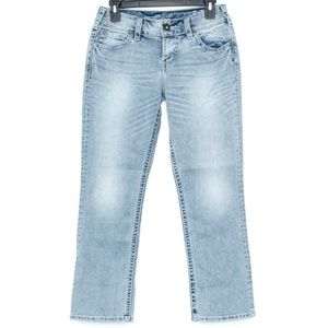 Silver Jeans Jeans - Silver Womens Jeans Suki Capri Crop Blue 27 AH Silver Jeans Jeans - Silver Womens Jeans Suki Capri Crop Blue 27 AH